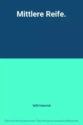 Couverture du produit · Mittlere Reife.