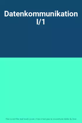 Couverture du produit · Datenkommunikation I/1