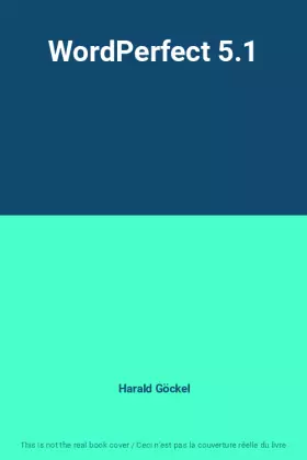 Couverture du produit · WordPerfect 5.1