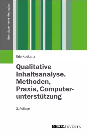 Couverture du produit · Qualitative Inhaltsanalyse. Methoden, Praxis, Computerunterstützung (Grundlagentexte Methoden)