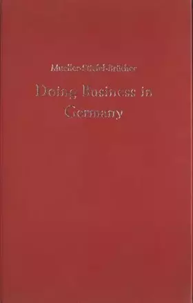 Couverture du produit · Doing business in Germany