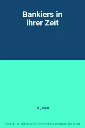 Couverture du produit · Bankiers in ihrer Zeit