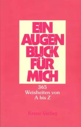 Couverture du produit · Ein Augenblick für mich