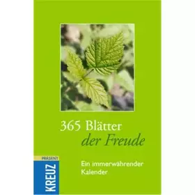 Couverture du produit · 365 Blätter der Freude: Ein immerwährender Kalender