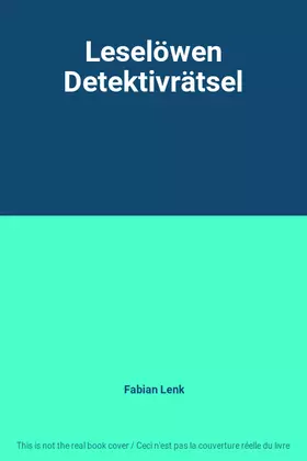 Couverture du produit · Leselöwen Detektivrätsel