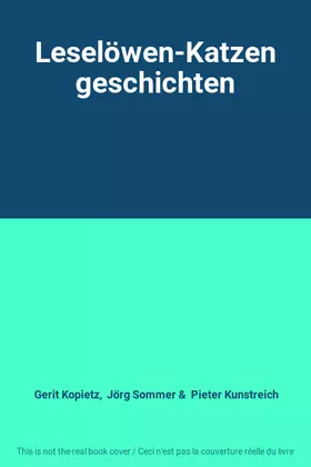 Couverture du produit · Leselöwen-Katzengeschichten