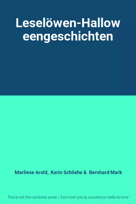 Couverture du produit · Leselöwen-Halloweengeschichten