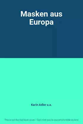 Couverture du produit · Masken aus Europa