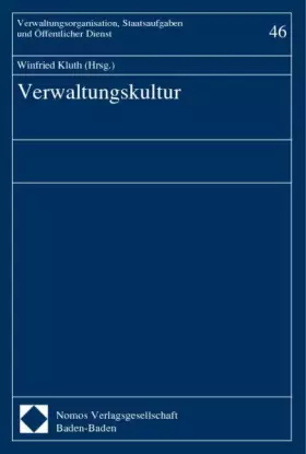 Couverture du produit · Verwaltungskultur