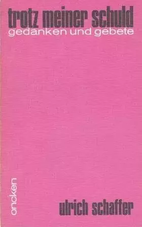 Couverture du produit · Trotz meiner Schuld