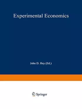 Couverture du produit · Experimental Economics (Studies in Empirical Economics)