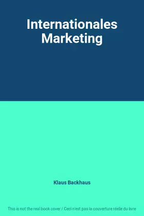 Couverture du produit · Internationales Marketing