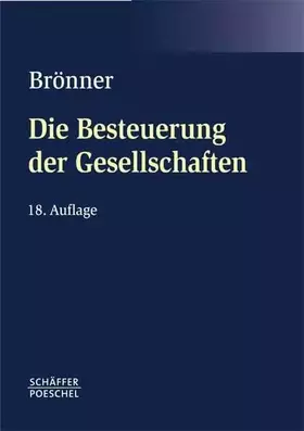 Couverture du produit · Die Besteuerung der Gesellschaften