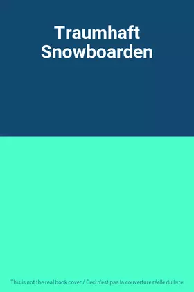 Couverture du produit · Traumhaft Snowboarden
