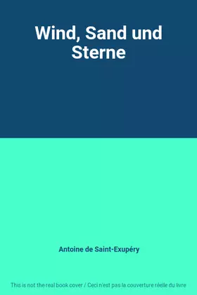 Couverture du produit · Wind, Sand und Sterne