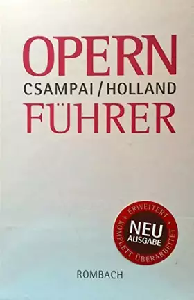 Couverture du produit · Opernführer: Neuausgabe