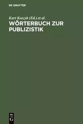 Couverture du produit · Wörterbuch zur Publizistik
