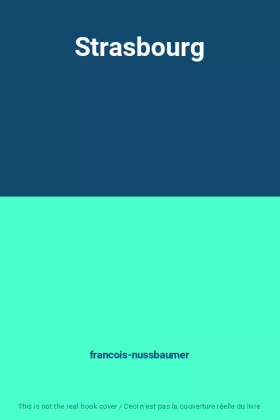 Couverture du produit · Strasbourg