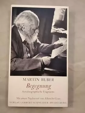 Couverture du produit · Begegnung. Autobiographische Fragmente