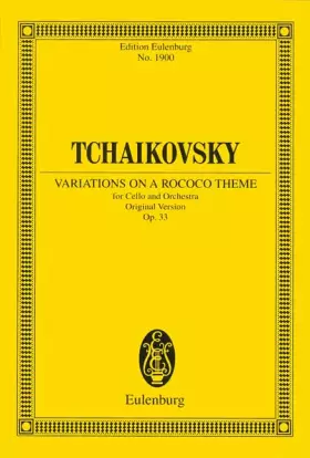 Couverture du produit · Variations on a Rococo Theme: For Cello and Orchestra