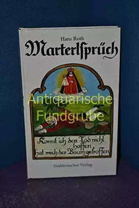 Couverture du produit · Marterlsprüch