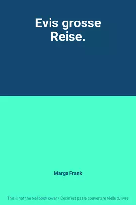 Couverture du produit · Evis grosse Reise.
