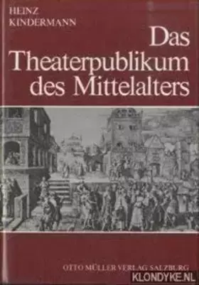 Couverture du produit · Das Theaterpublikum des Mittelalters