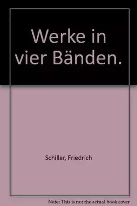 Couverture du produit · Werke in vier Bänden.
