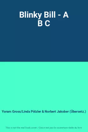 Couverture du produit · Blinky Bill - A B C
