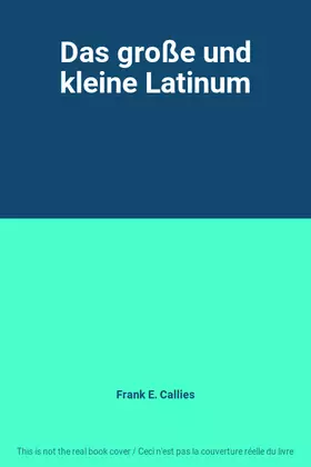 Couverture du produit · Das große und kleine Latinum