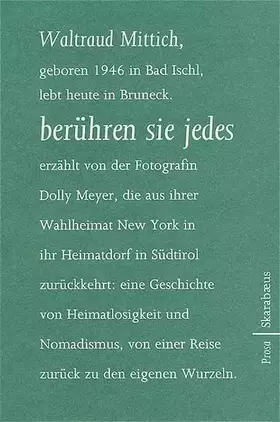 Couverture du produit · berühren sie jedes: Roman