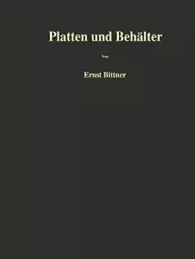 Couverture du produit · Platten und Behälter