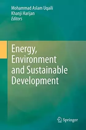 Couverture du produit · Energy, Environment and Sustainable Development
