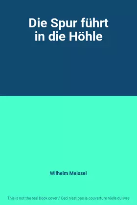 Couverture du produit · Die Spur führt in die Höhle