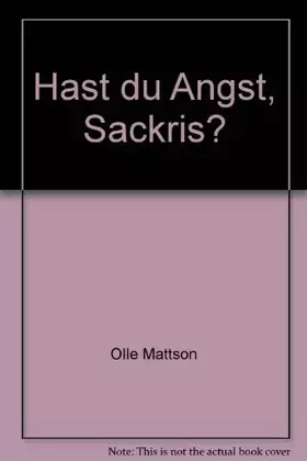 Couverture du produit · Hast du Angst, Sackris?