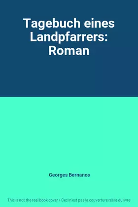Couverture du produit · Tagebuch eines Landpfarrers: Roman