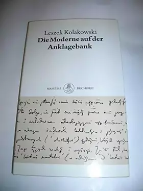 Couverture du produit · Die Moderne auf der Anklagebank
