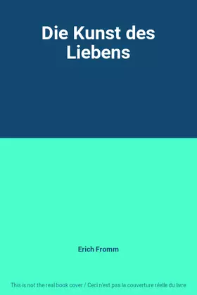 Couverture du produit · Die Kunst des Liebens
