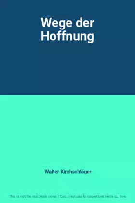 Couverture du produit · Wege der Hoffnung