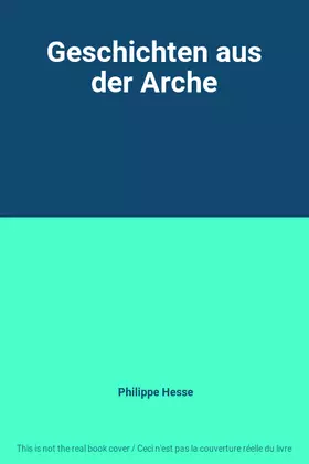 Couverture du produit · Geschichten aus der Arche