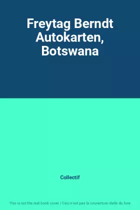 Couverture du produit · Freytag Berndt Autokarten, Botswana