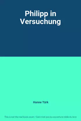 Couverture du produit · Philipp in Versuchung