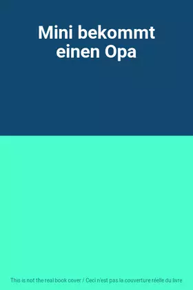 Couverture du produit · Mini bekommt einen Opa