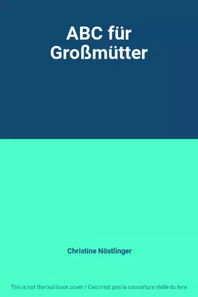Couverture du produit · ABC für Großmütter