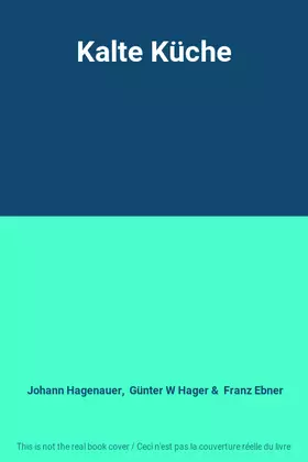 Couverture du produit · Kalte Küche