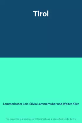 Couverture du produit · Tirol