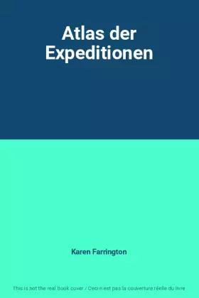 Couverture du produit · Atlas der Expeditionen