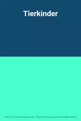 Couverture du produit · Tierkinder