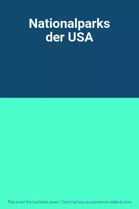 Couverture du produit · Nationalparks der USA