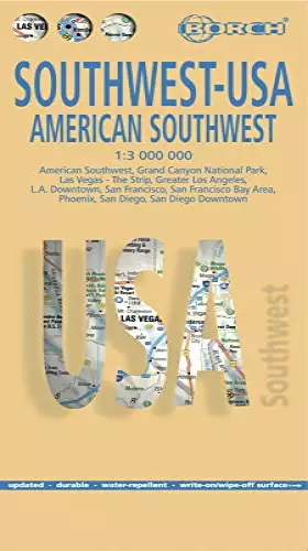 Couverture du produit · USA 2: American Southwest (Borch Map)